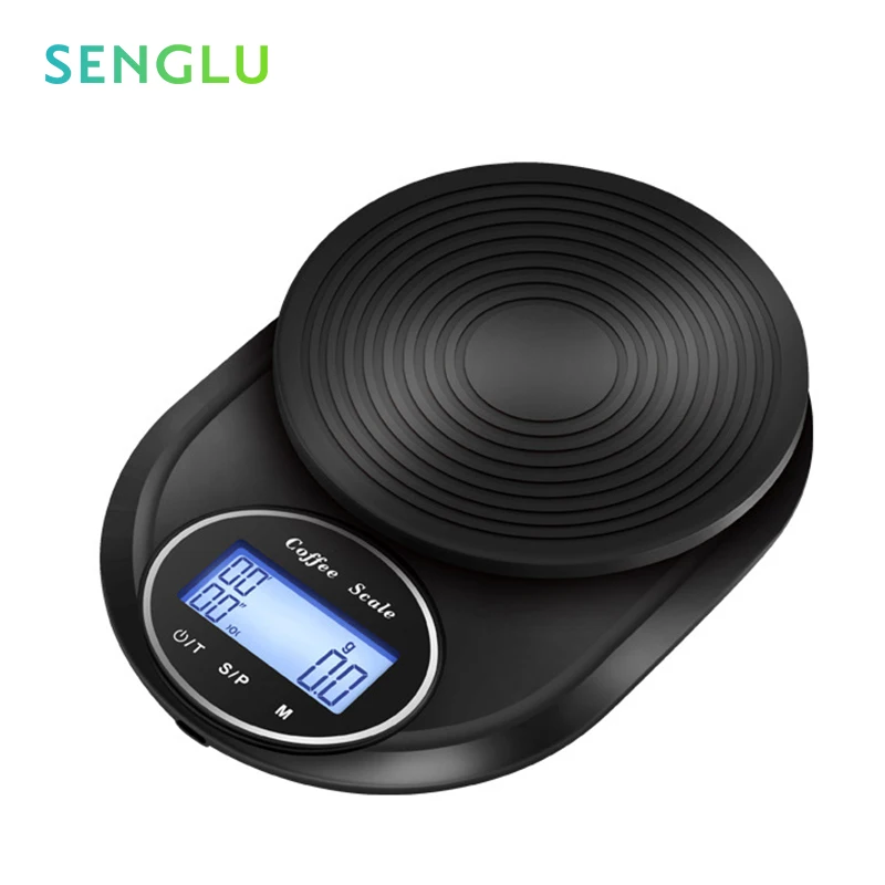 2022 NEW Coffee Scale With Timer Electronic Scale Built-in Auto Timer Pour Over Espresso Smart Coffee Scale Kitchen Scales