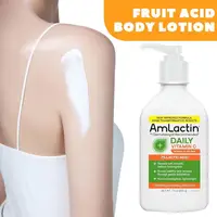 Lotion hydratante pour le corps Amlactin avec acide de fruits, exfolie en douceur les cellules mortes de la peau, réduit la rugosité pour les peaux sensibles saisonnières. 4