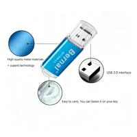 5 pcs Metal USB 2.0 Flash Drive  High Speed 16GB Pen Drives 32GB Flash Memory Stick 2GB 4GB 8GB 128 mb For Business gift 5