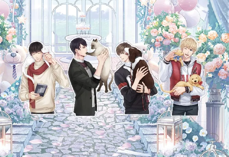 

Anime Love Producer Victor Lucien Pets Ver. Acrylic Figure Stand Figure 9625 Stand Model Plate Toy