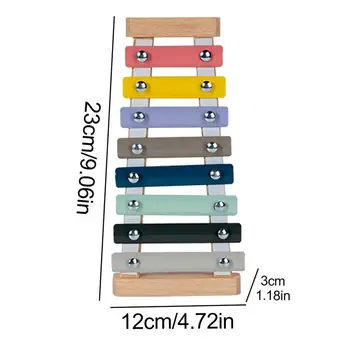 Wooden Instrument Percussion Early Education Music Set Hand Percussion Instrument Wooden Toys For Toddler Boys Early Learning 5