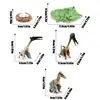 4pcs Simulation Animal Dinosaur Life Model Action Dinosaur Growth Cycle Animal PVC Toy Figures Teaching Tools Kid Baby Gift 6