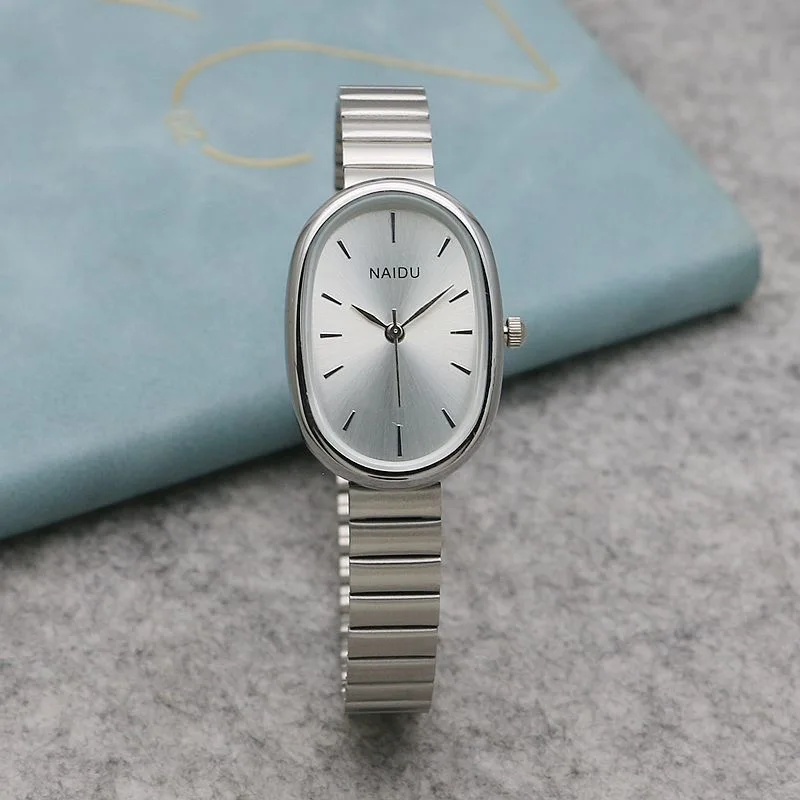2023 Year watch for women  Watches For Women Girl Simple Silver and Gold Stainless Watchband Quartz Minimalist Wristwatches