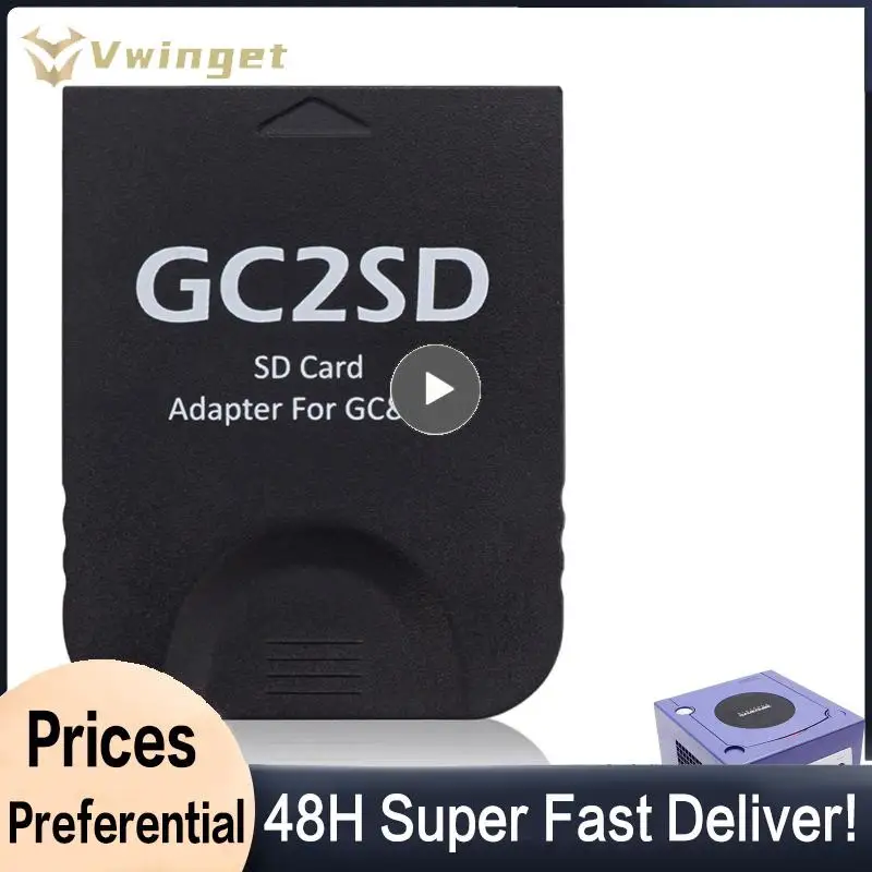 Adattatore Per Scheda Adattatore Per Scheda Sd Per Console Gamecube E Wii Adattatore Per Scheda Di Memoria Sd Sd2Sp2 Per Gamecube Wii