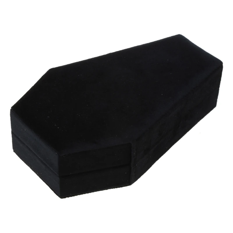 

Coffin Velvets Jewelry Storage Box Lightweight Halloween Jewelry Box