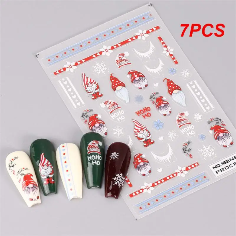 

7PCS Nail Stickers High Quality Can High Quality And Durable Safe And Harmless Decorative Nails Nail Art Decoration Cartoon