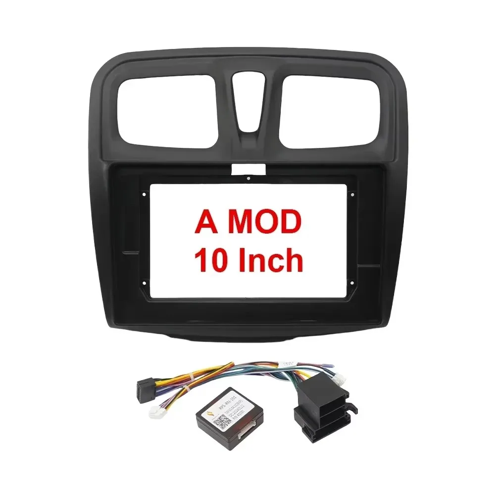 Radio Installation Frame 9 Inch 10 Inch Car Frame Fascia Adapter Android Radio Dash Fitting Panel Kit for Renault Logan Sandero Duster Symbol 2012-