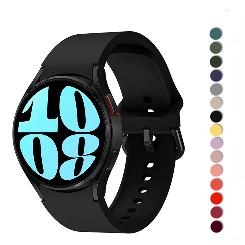 Silicone Strap For Samsung Galaxy Watch 7 6 5 4 44mm 40mm 5 Pro 45mm Bracelet.jpg Silicone Strap For Samsung Galaxy Watch 7 6 5 4 44mm 40mm 5 Pro 45mm Bracelet.jpg