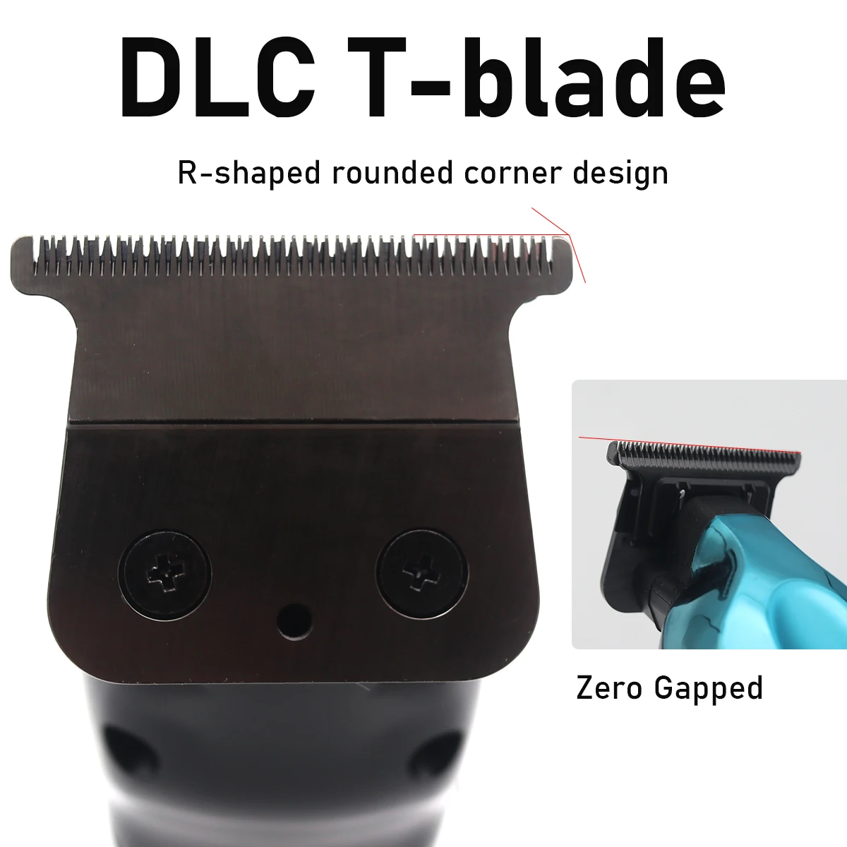 Hair Trimmer for Men Zero Gapped DLC TBlade Oil Head LED Display