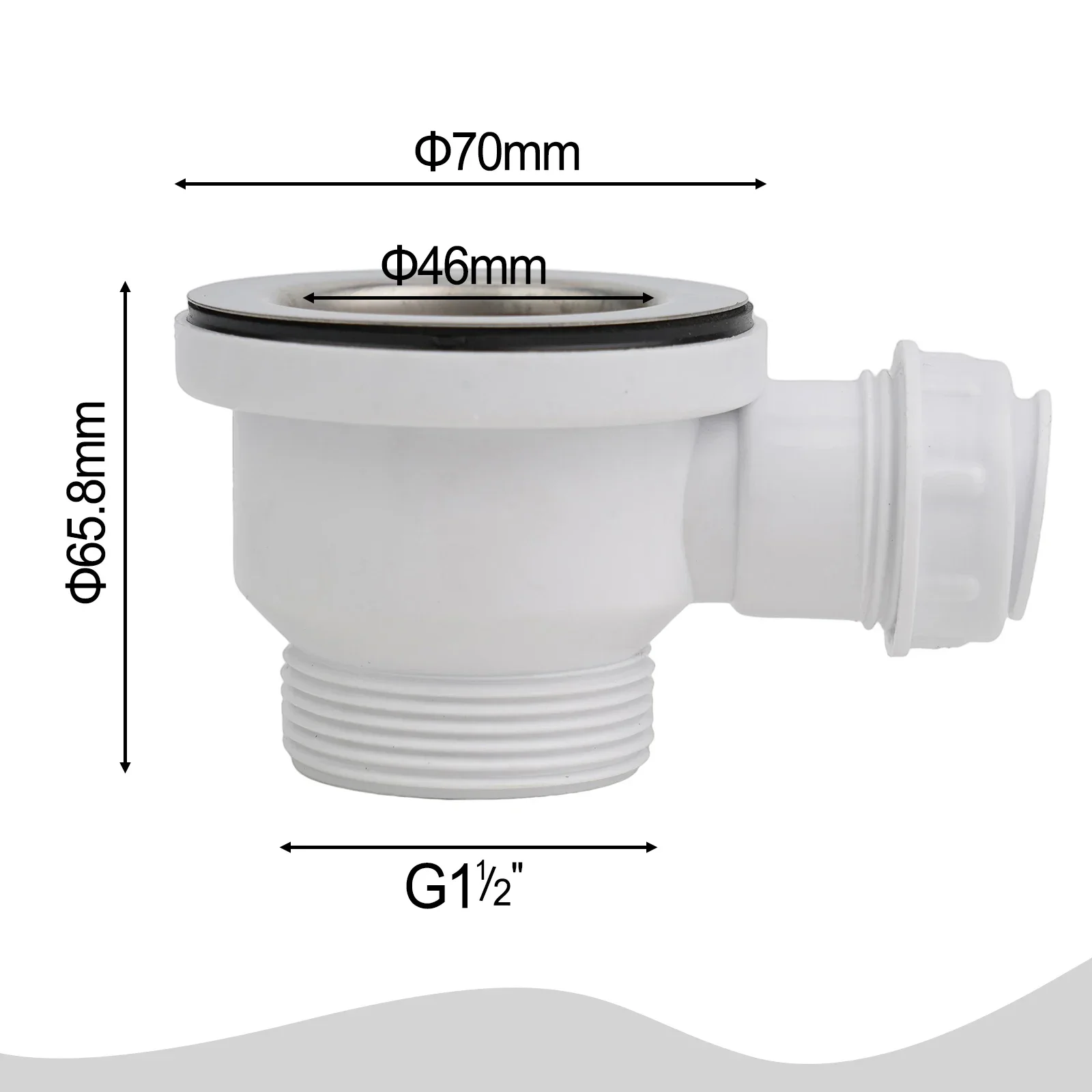 1 Pc Stainless Steel Kitchen Sink Strainer