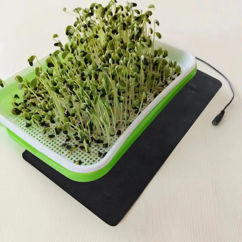 Seedling Heat Mat PVC Leather Plant Warming Mat Indoor 8.5W 45-50 USB Warm Hydroponics Heating Pad Indoor Plants