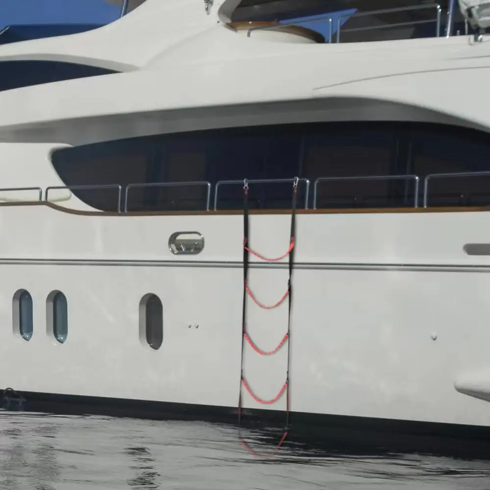 

Портативная трехступенчатая лестница для лодки, вспомогательный шнур для посадки, приспособление для Вейкборда, яхты, подходит для яхты, Каяка, мотоцикла, лодки, Каноэ