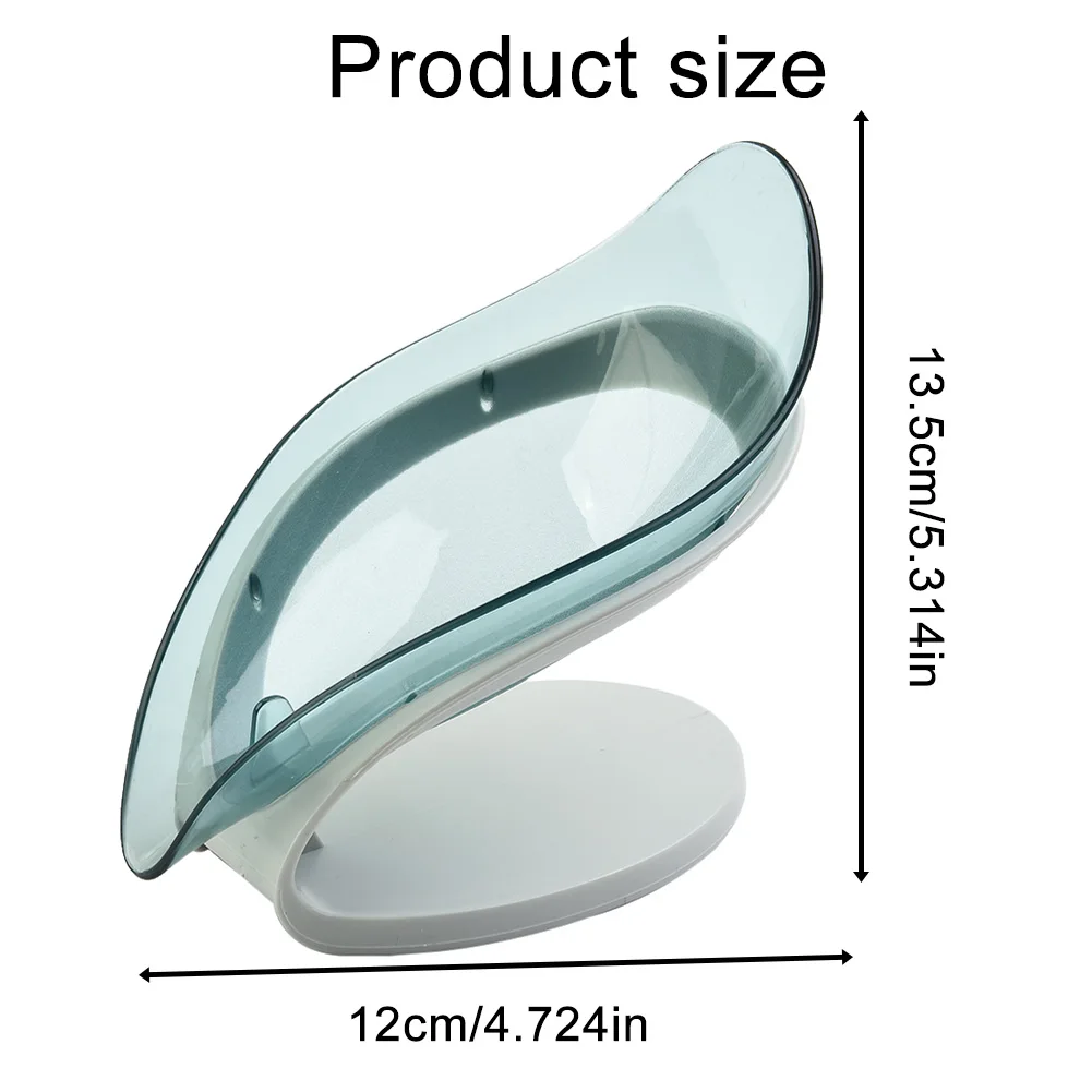 

Leaf Soap Holder Dish Bathroom Shower Storage Plate Stand Box Tray Case Soap Dish For Bathroom Soap Container Kitchen Accessorie
