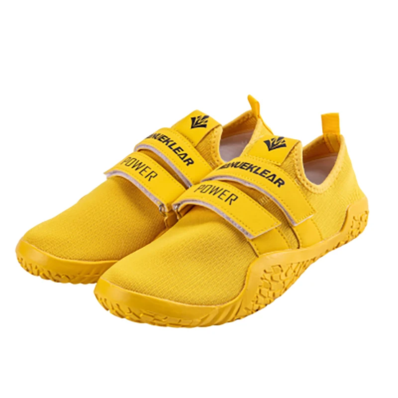 Large Size 35-47# Unisex Gym Lightweight Sports Hard Pull Squat Training Shoes Men Pro Hook & Loop Weightlifting Shoes