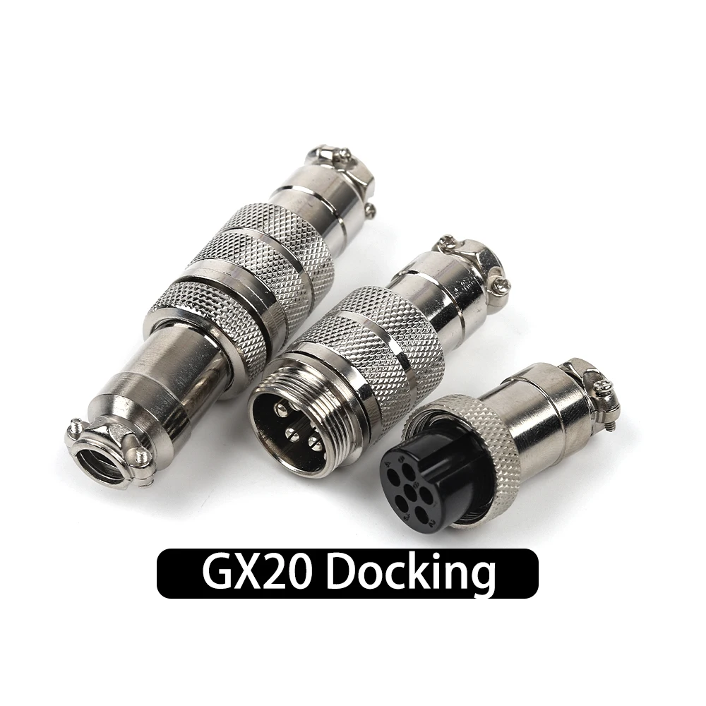 

GX20 2/3/4/5/6/7/8/9/10/12/14/15 Pin Male Female Butting Wire Cable Circular Aviation Socket Plug Panel Connector