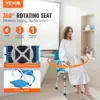 Swivel Shower Chair 360 Degree, Adjustable Shower Seat with Pivoting Arms & Padded Bath Seat for Inside Shower or Tub 2