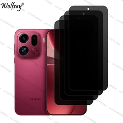 Premium Anti - Spy Tempered Glass Privacy Screen & Camera Protector - OPPO Find X9 (4 Front Glass)