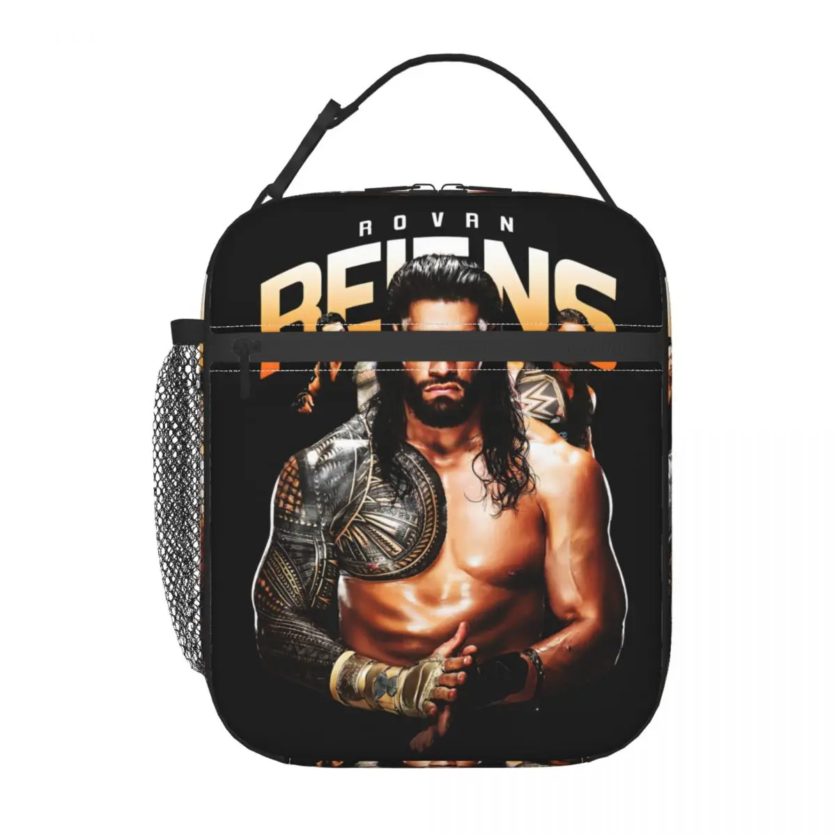 Roman Reigns Wrestling Winner Champion Insulated Lunch Bags Food Container Leakproof Cooler Thermal Bento Box For School Office