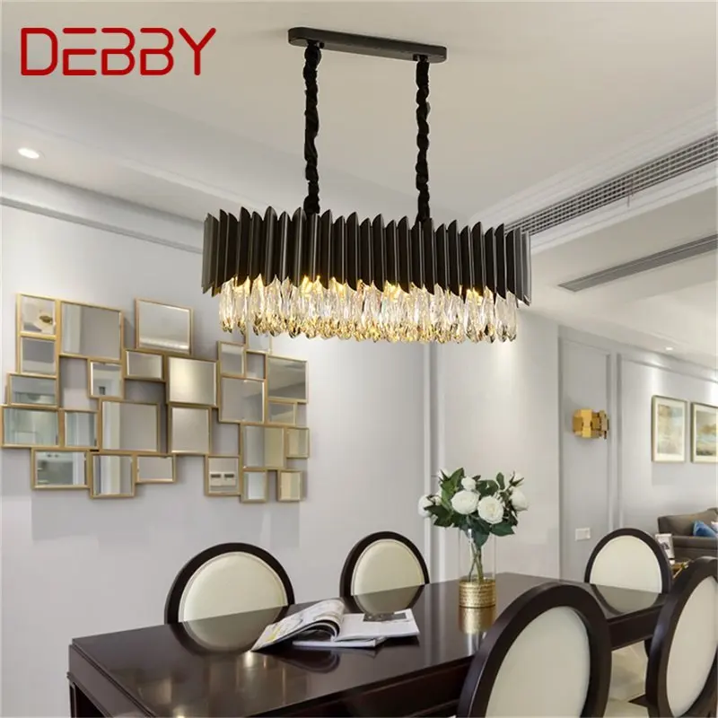 

DEBBY Chandelier Lamp Fixtures Luxury Oval Pendant Light Postmodern Home LED for Living Dining Room