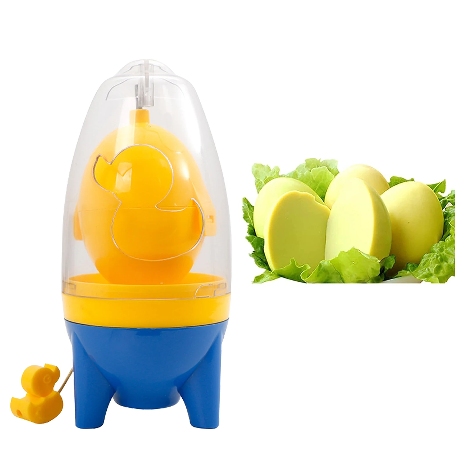 Egg Scrambler In Shell Portable Golden Egg Maker Shaker Cooking Tool