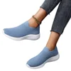 Women Running Sneakers Slip On Knit Tennis Workout Sneakers Memory Foam Lightweight for Workout Yoga 1