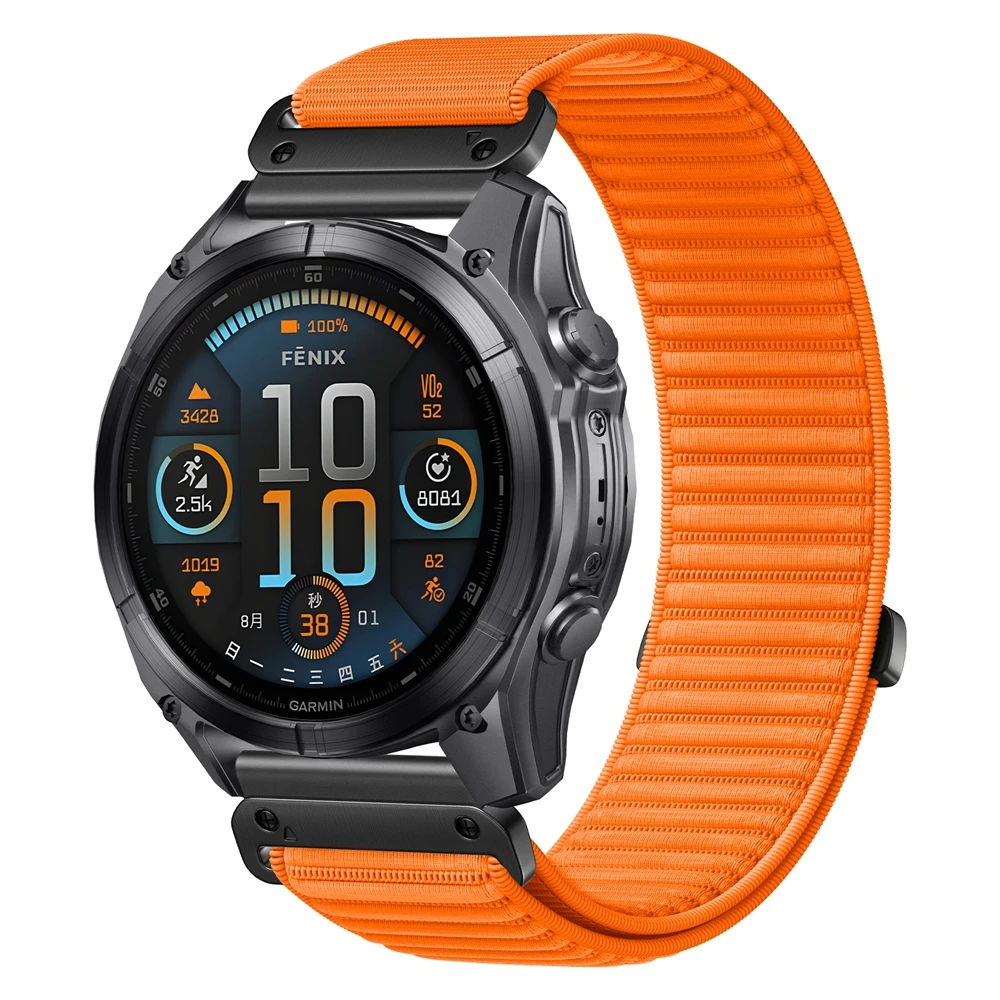 Quick Fit Nylon Watch Strap - Adjustable 26/22/20mm Bracelet, Universal Fit