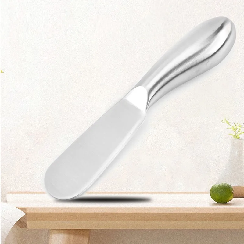 Butter Knife Cheese Knife Butter Cutter Stainless Steel Cheese Jam Spreaders Wipe Cream Multifunction Bread Knife Western Food Tableware Kitchen Gadget