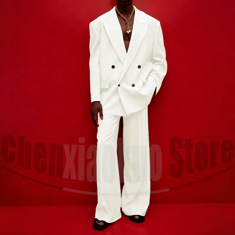 Ensemble de costume à Double boutonnage pour hommes