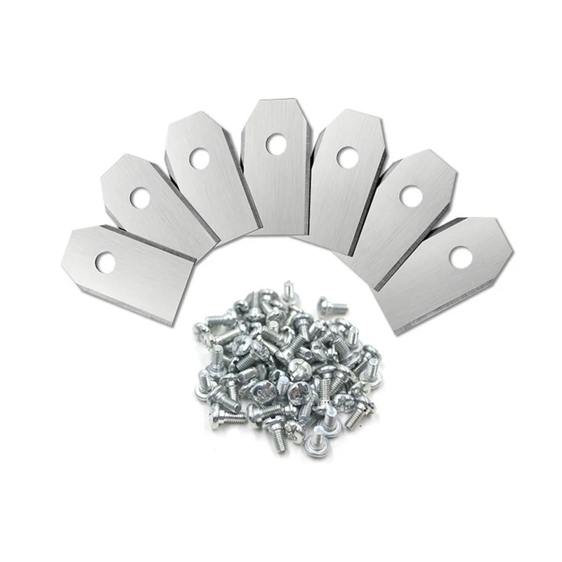 35*18*0.45mm Lawn Robot Blade Gold Silver Lawn Mover Replacement Blade For Gardena Husqvarna Automower yardforce Garden Tools 6