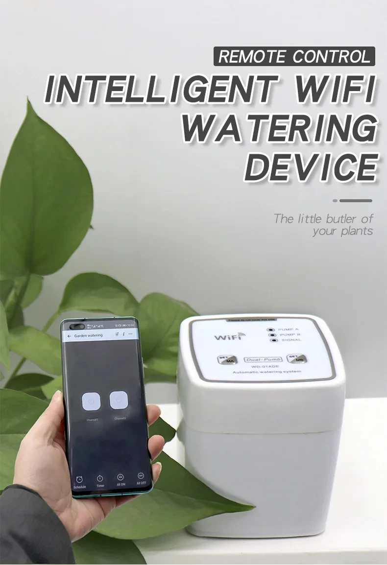 Description Picture 4 of itemWIFI Intelligent Watering Device  Drip Irrigation System Auto Water Timer Remote APP Controller Plants Flower Garden Tools