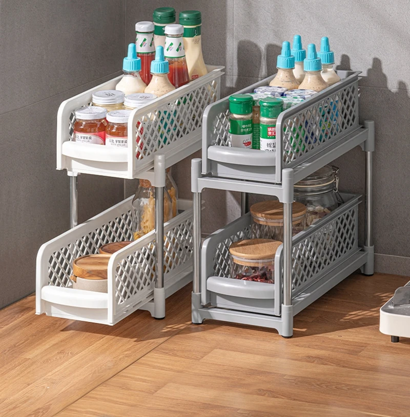 Buy Wholesale China Oem&odm 2-layer Foldable Drawer Kitchen Bathroom  Organizer Desktop Organizer Spice Rack Under Sink Organizer With Free  Sample & Kitchen Organizer at USD 3