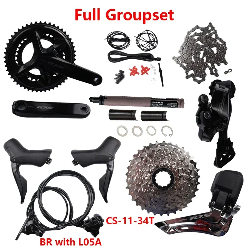 Shimano 105 Di2 Groupset R7170 12s Groupset R7170 Brake R7100