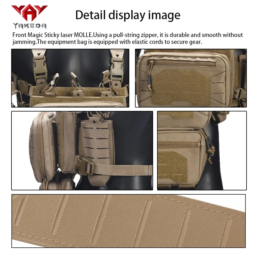 Multifunctional Laser Chest Mount with Pockets for Hunting