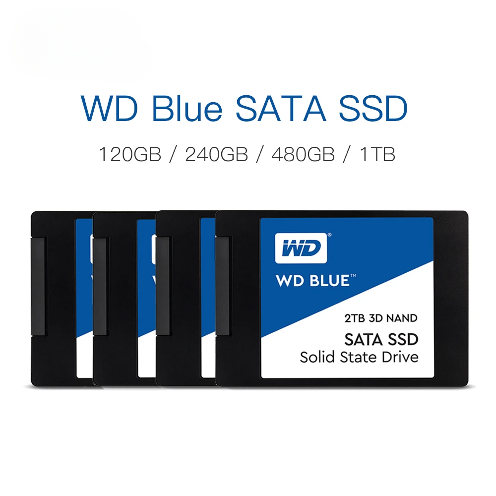  Western Digital 1TB WD Blue 3D NAND Internal PC SSD