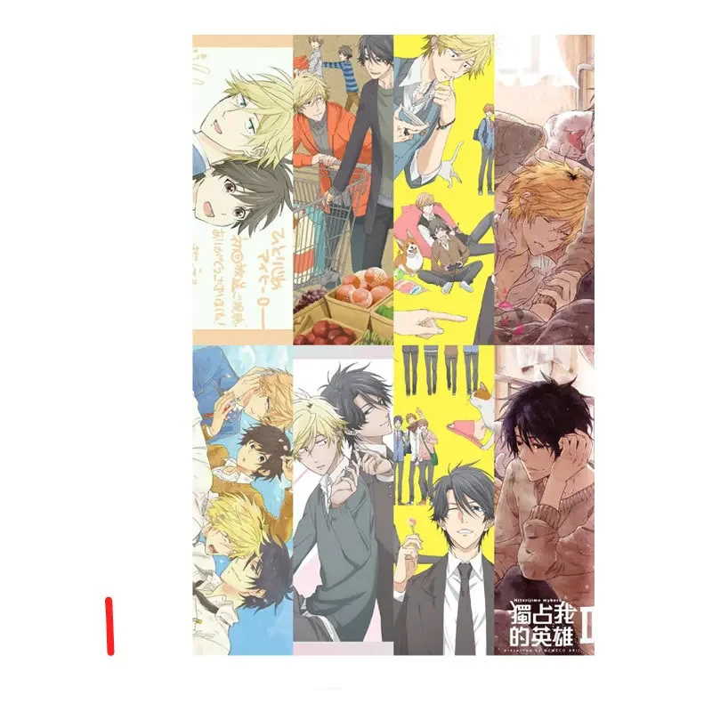 

Hitorijime My Hero Anime Bookmarks Waterproof Transparent PVC Plastic Bookmark Beautiful Book Marks