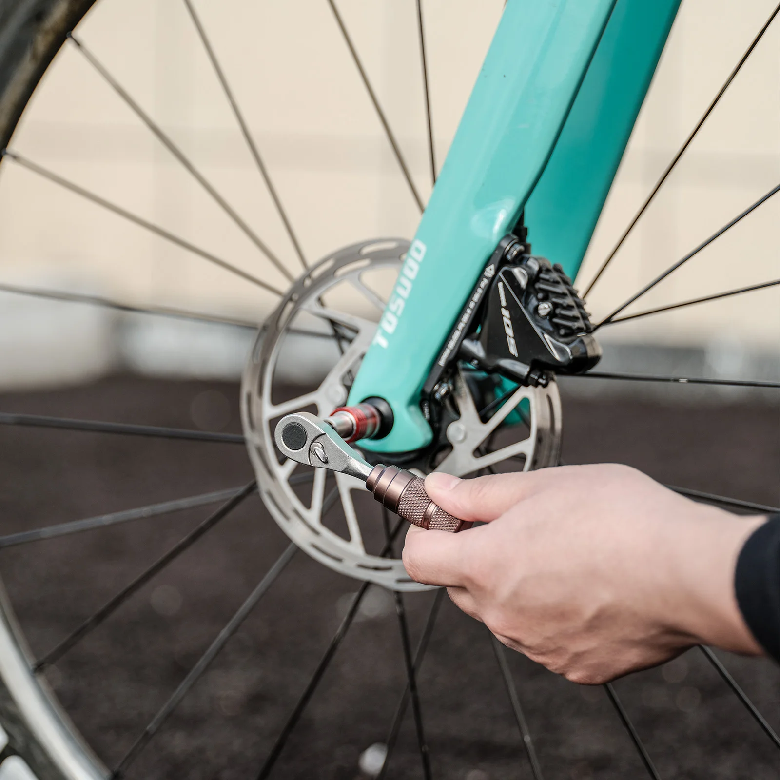 Sada nářadí na opravu jízdních kol TOSUOD Přenosné vybavení pro venkovní cyklistiku - Image 3