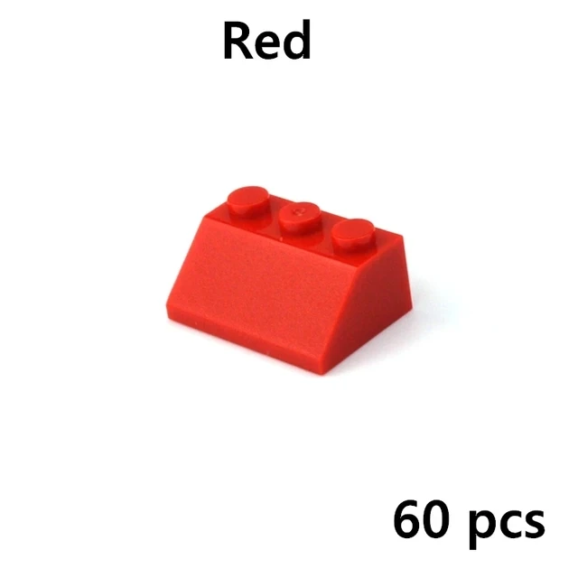 Creative Educational Building Block Roof Tile Slope - Thick Figure Assembly Toy Set