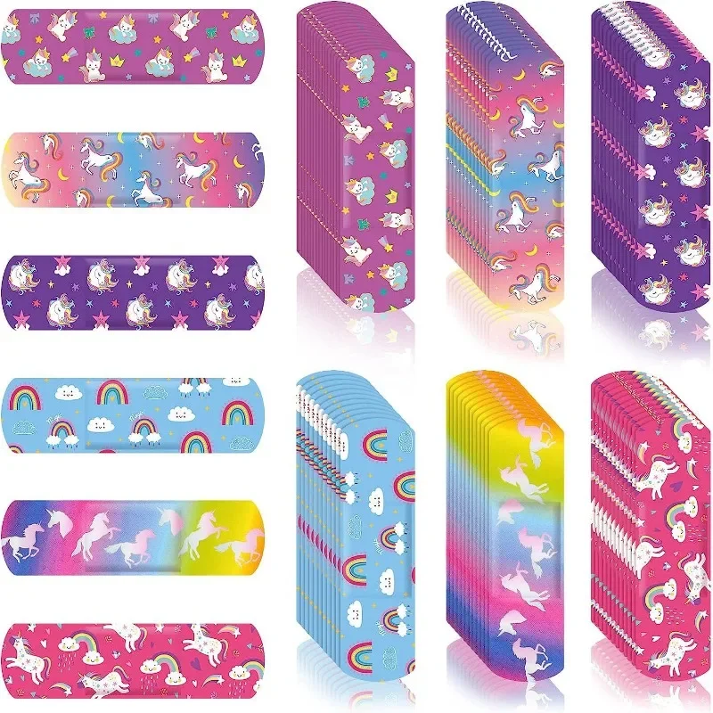 60 pz/set Cartoon Band Aid Kawaii cerotti per ferite per pronto soccorso Patch bende adesive strisce impermeabili pied plast