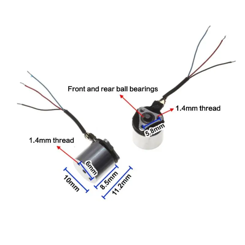 Micro moteur brushless 0706 6700KV pour drone micro quad