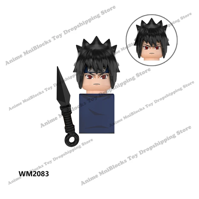 WM6105 WM6106 WM6107 WM6108 Naruto blocks Building Blocks Anime cartoon mini bricks action toy figures Naruto Bricks kids Gifts Red