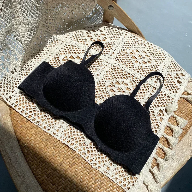 Sexy Bras for Women Push Up Bra Seamless Underwear Solid Wireless Sports Bra One-pieces Gather Convertible Straps Brassiere