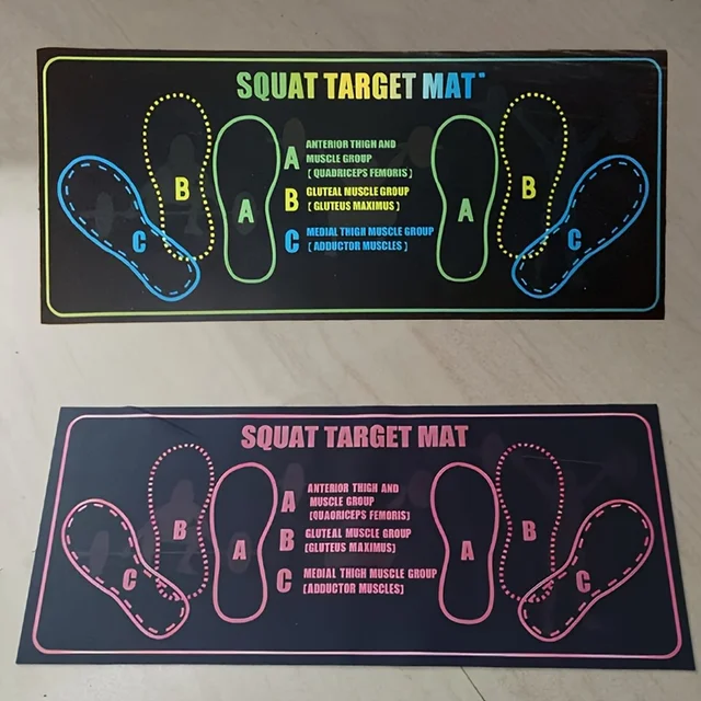 Anti-Slip Squat Pad Set, Durable Training Mats for Home & Gym Use, Non-Skid Exercise Equipment, Ideal for Fitness Enthusiasts 4