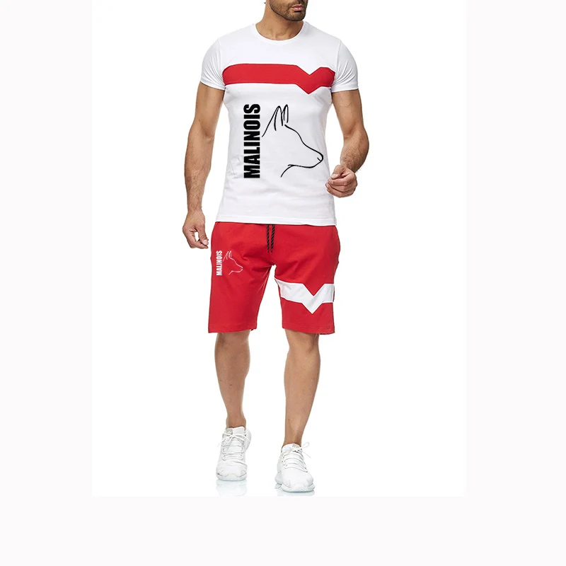 Silly dog Malino Belgium 2023 men's new Polo shirt printing comfortable short-sleeved cotton Harajuku shirt leisure sports T-shi