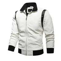 Ryan Gosling Drive Jacket Mens Winter Bomber Leather Jackets Men Scorpion Embroidery Hooded Jacket PU Leather Motorcycle Jacket 2