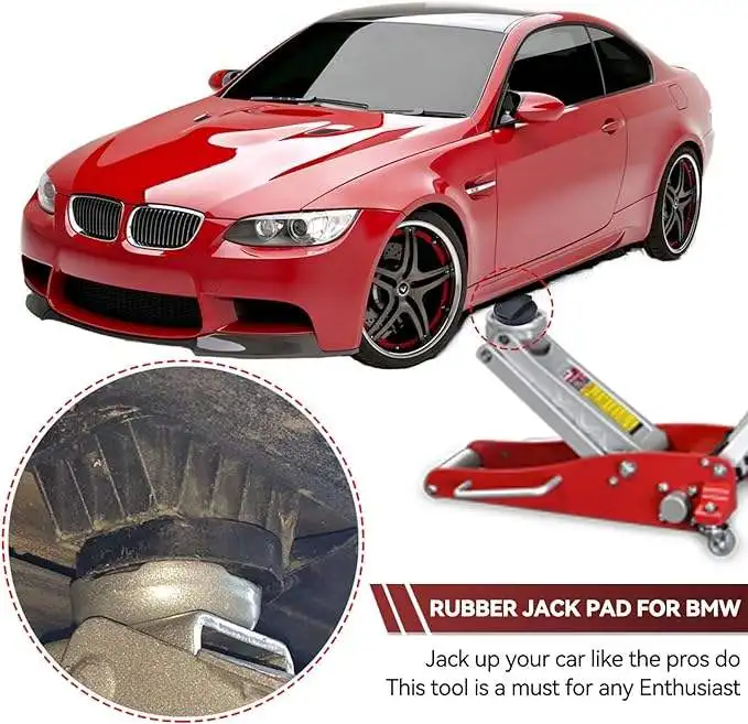 Jack Rubber Support Block Adapter for BMW 3 4 5 Series E46 E90 E39 E60 E91 E92 X1 X3 X5 X6 Z4 Z8 1M M3 M5 M6 F01 F02 F30 F10