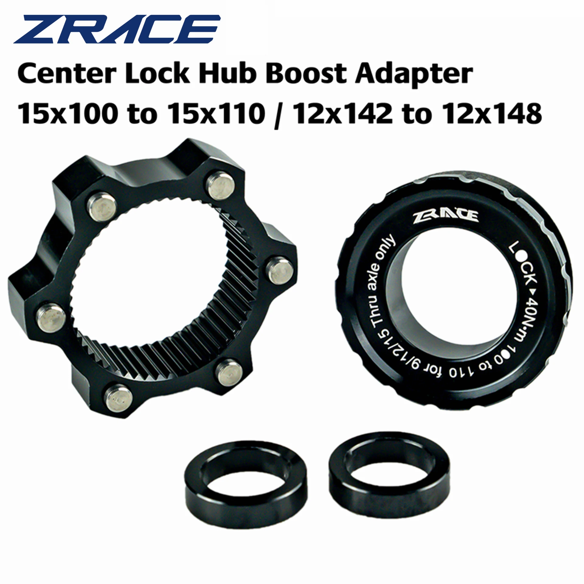 ZRACECenterLockHubBoostAdapterCenterLockfor6Hole15x100to