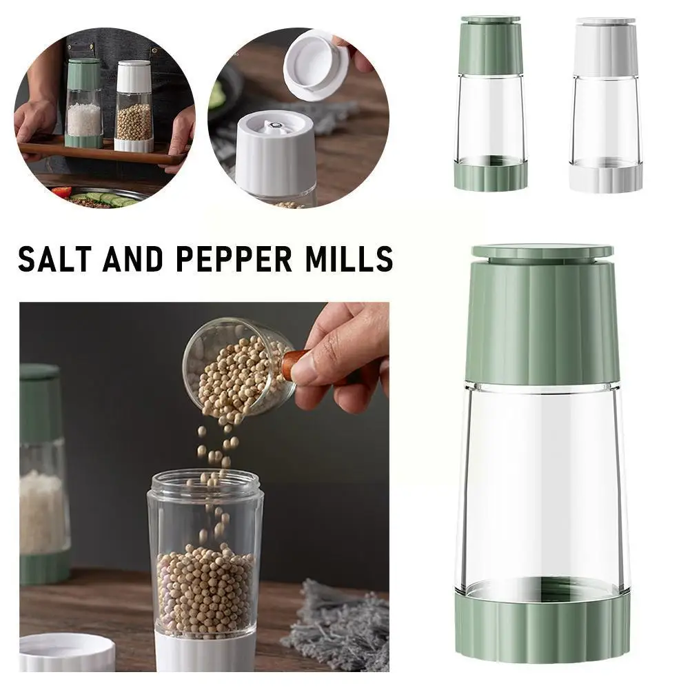 

1pcs Manual Pepper Grinder With Adjustable Coarse Mills Salt And Pepper Grinder For Home Kitchen Household W2K8