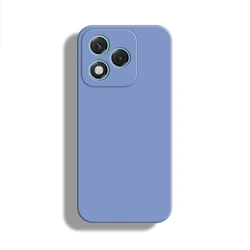 Premium Liquid Silicone Rubber Shockproof Bumper Case - 6.7 inch for HONOR 400 Lite (LavenderGrey)