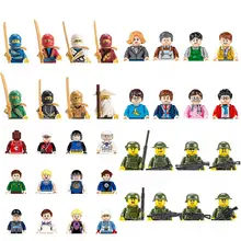  4cm Anime Figure Hero Building Blocks Kid Assembling Toy Model Characters Figurine Bricks  Children Gift Compatible With Lego 