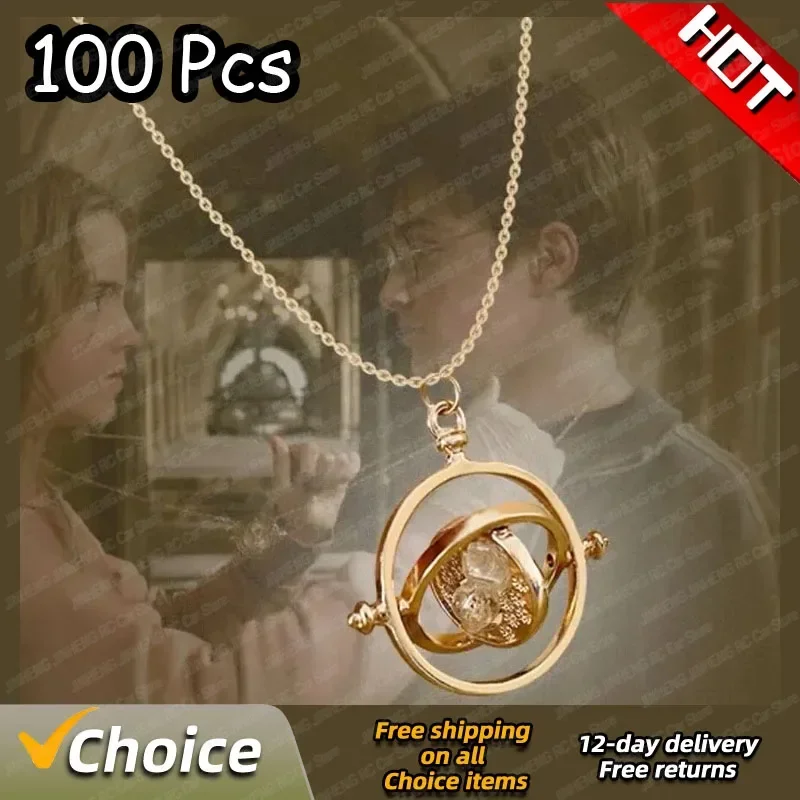 Time Converter Necklace Wand Time Turner Hourglass Snitch Pendant Triangle